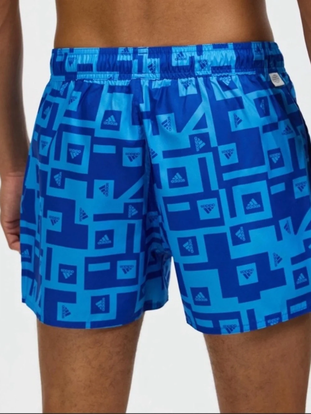 NWT Adidas Men's Graphic Blue Swim Shorts